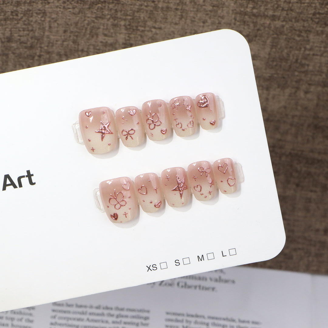 Thematic Press-On Nail Art Set Stornfield