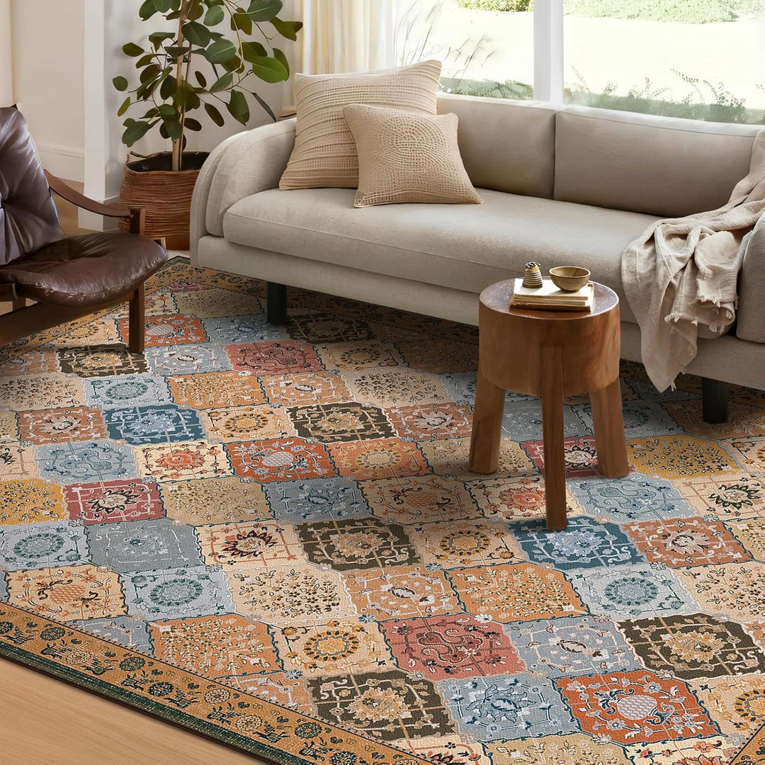 Premium Vintage Flower Pattern Carpet