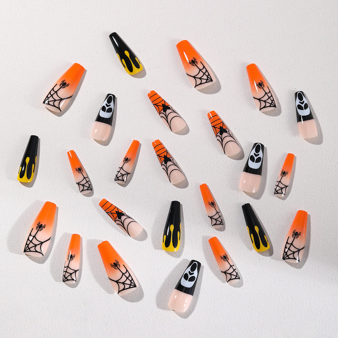 Halloween Themed Articulated Acrylic Nail Set Stornfield