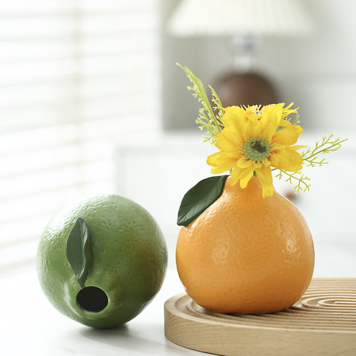 Whimsical Ceramic Fruit-Shaped Vase Stornfeild