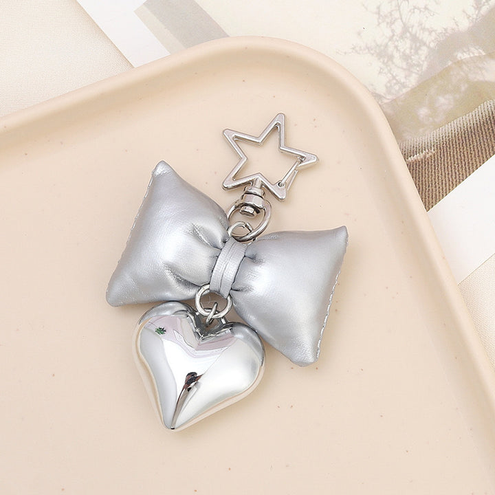 Cute Bow and Heart Keychain Stornfield