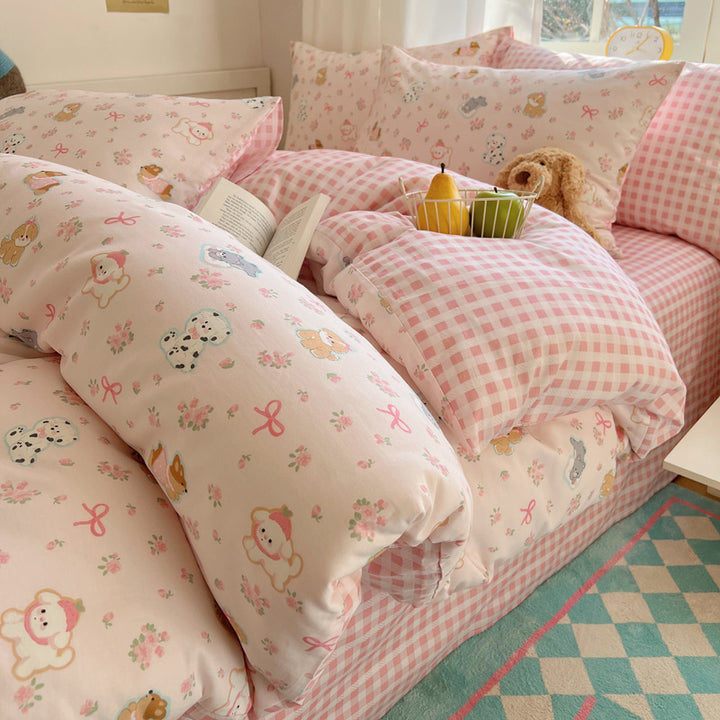 Cartoon-Themed Cozy Comforter Set