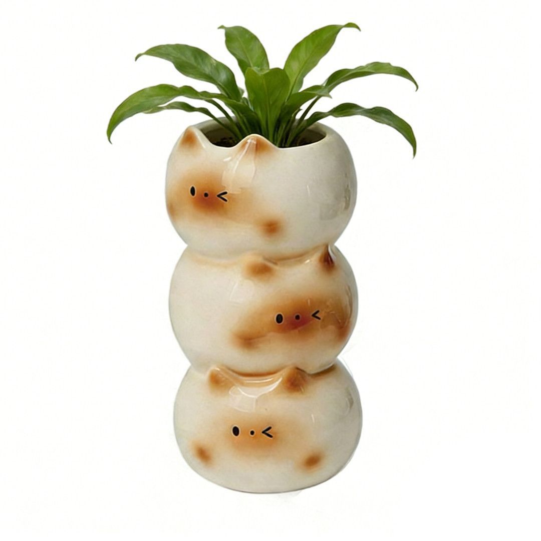 Ceramic Cat Planter
