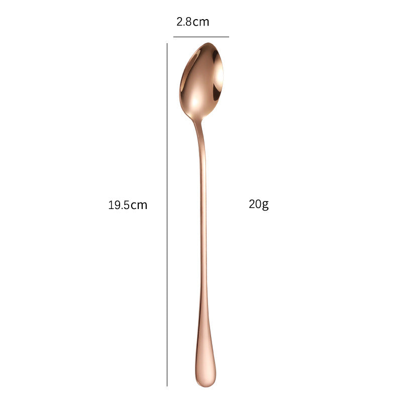 Elegant teaspoon with polished gold surface Stornfield