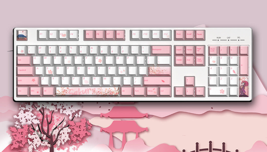 Ocean-Themed Mechanical Keyboard Stornfield
