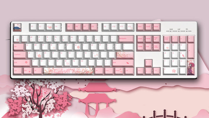 Ocean-Themed Mechanical Keyboard Stornfield