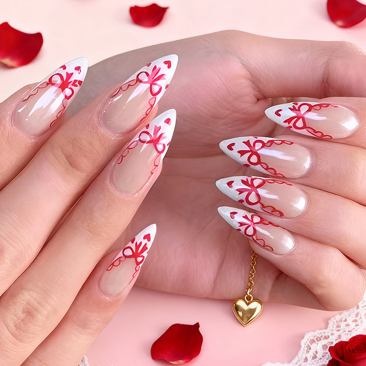 Fancy Decorative Press-On Nails Stornfield