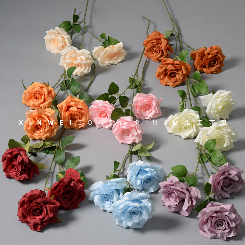Decorative Silk Rose Stems