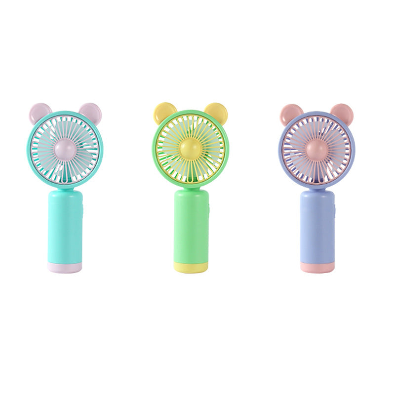 Women's portable hand fan with cute bunny ears design Stornfield