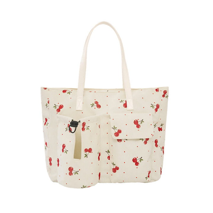 Stylish Star Patterned Cotton Tote Bag Stornfield