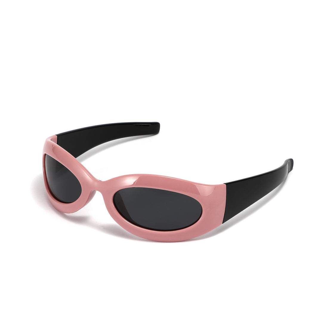 Women's fashionable retro sunglasses in trendy oval design Stornfield