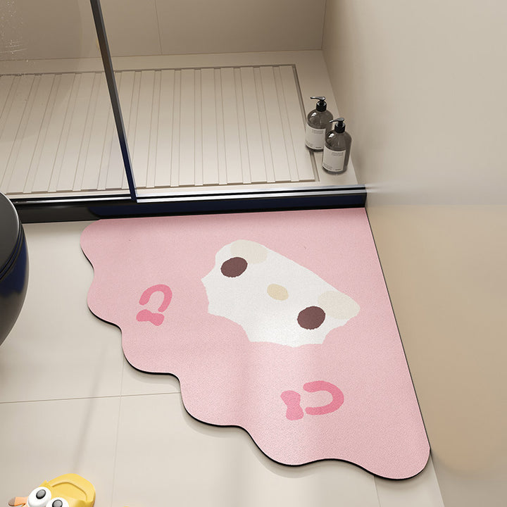 Cute Cartoon Animal-Themed Bath Mat