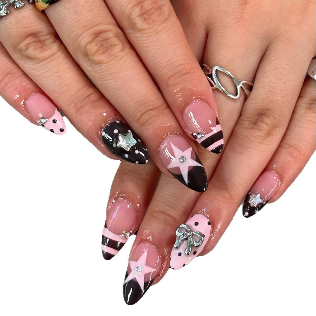 Fake nails with Playful Design Stornfield