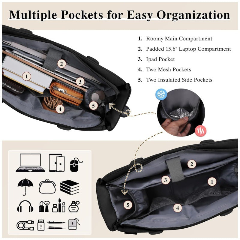 Practical Laptop Bag with Organizer Stornfield