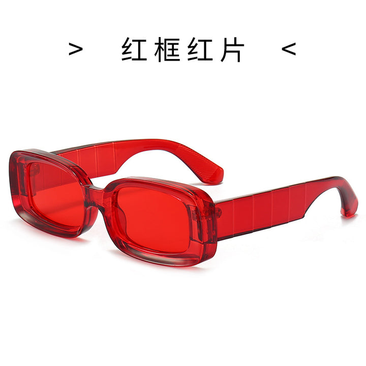 Women's Square Sunglasses with Transparent Frame Stornfield