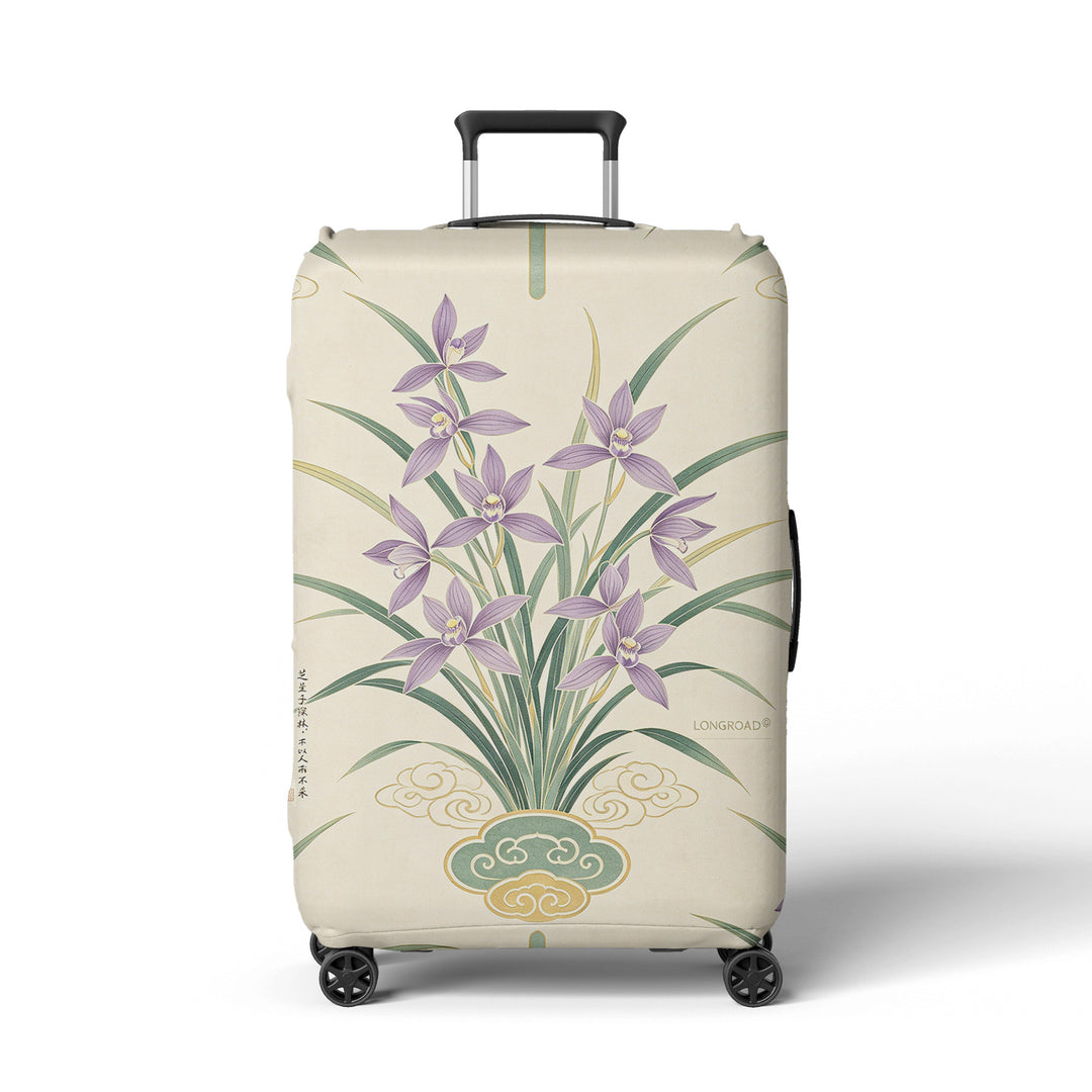 Women Hard Shell Suitcase in Elegant Bamboo Design Stornfield