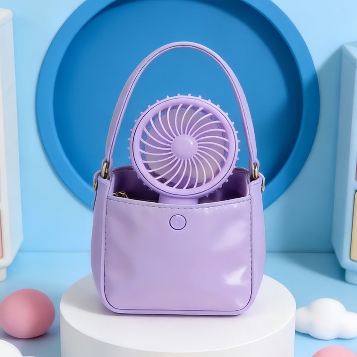 Women's Portable Mini Hand Fan with USB Charging Function Stornfield