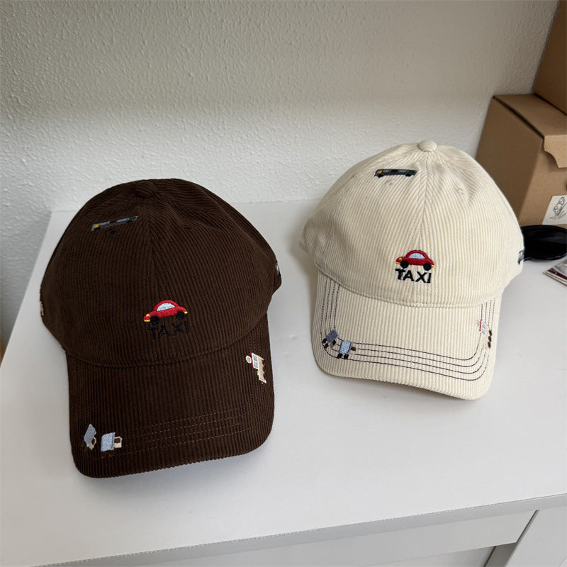 Men's Corduroy Taxi Embroidered Baseball Cap Stornfield