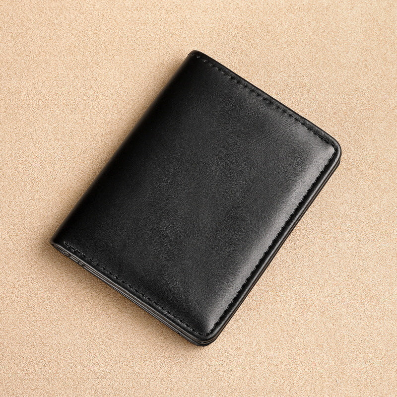 Classic Bi-Fold Leather Wallet