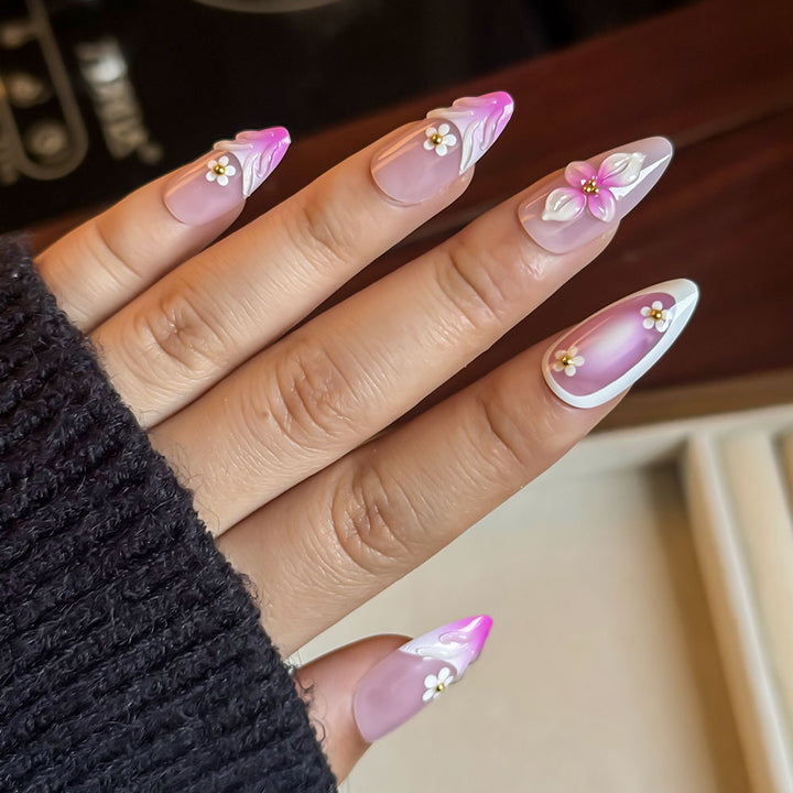 Floral Design Press-On Nail Kit Stornfield