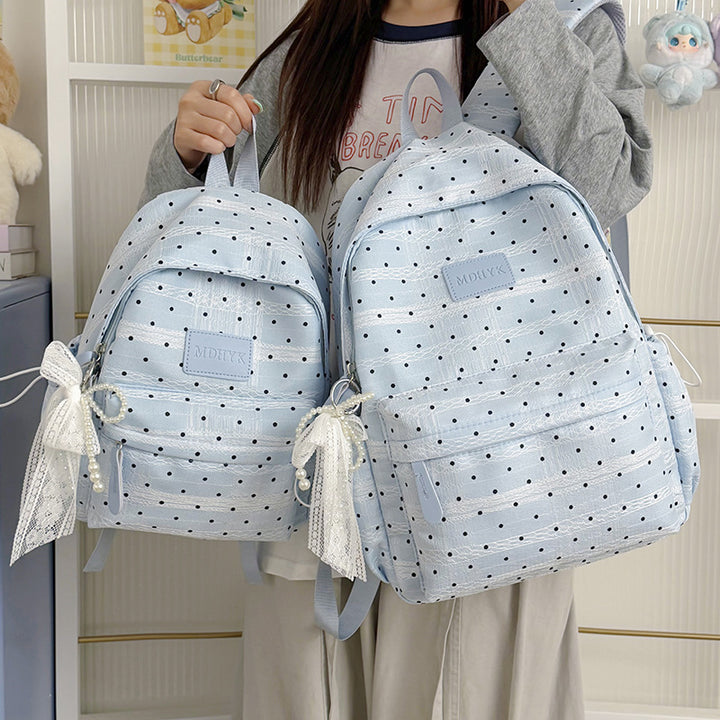 Compact Polka Dot Backpack Stornfield