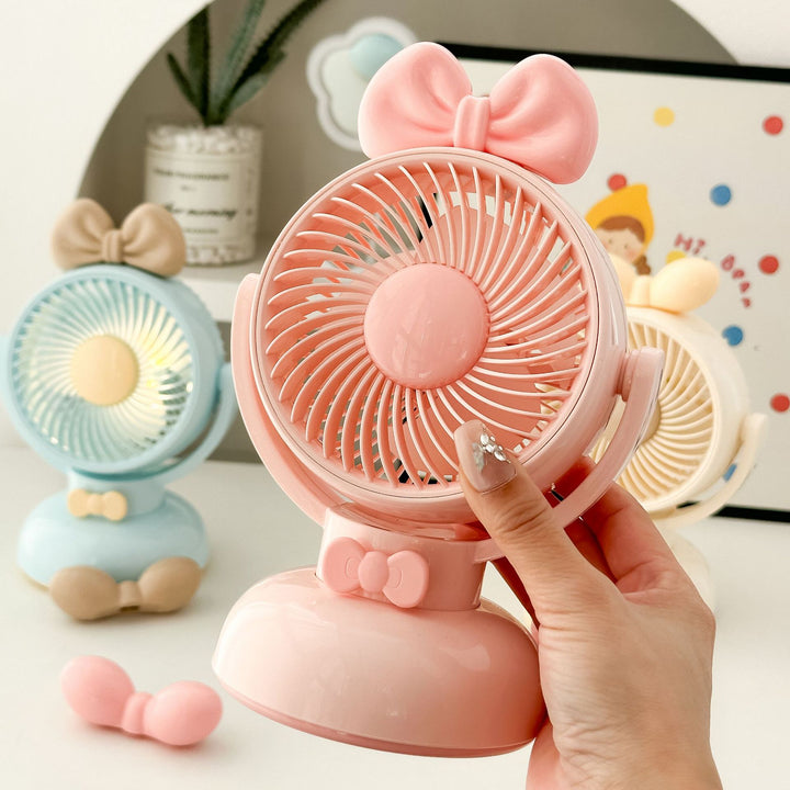 Unisex Portable Table Fan with Playful Design and Adjustable Tilt Stornfield
