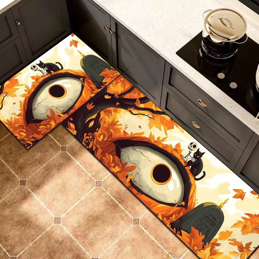 Halloween Themed Kitchen Comfort Mat