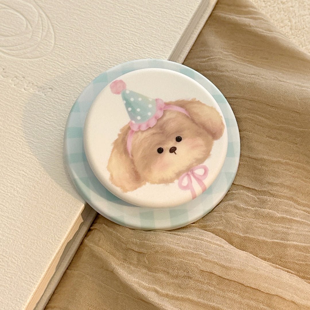 Smartphone Finger Holder in playful dog design Stornfield