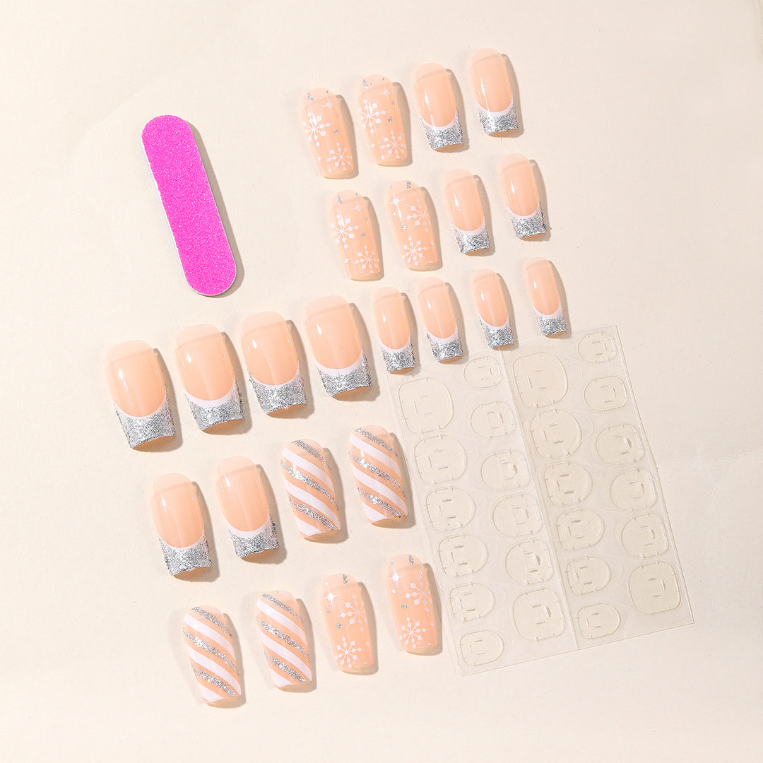 Festive Snowflake Nail Art Set Stornfield