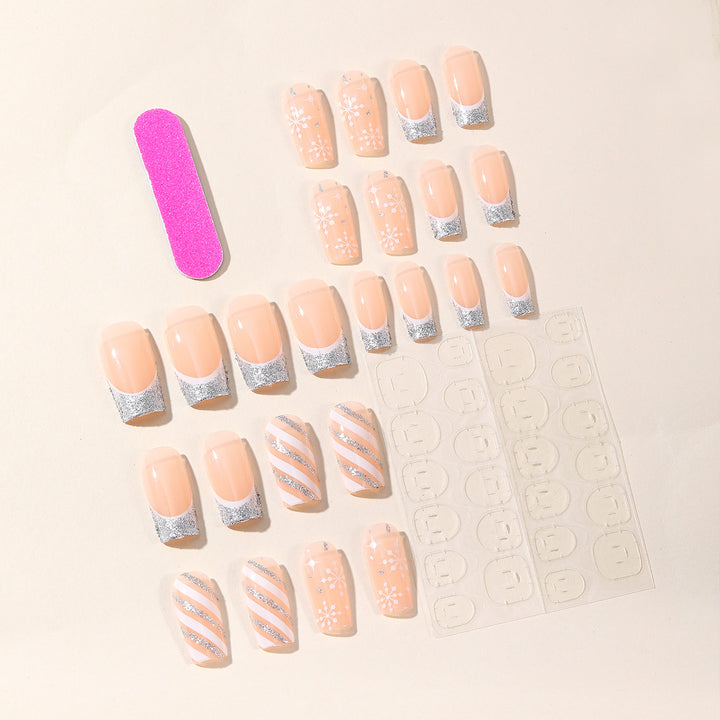 Festive Snowflake Nail Art Set Stornfield