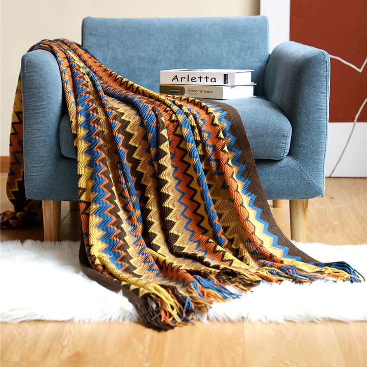 Ladies Zigzag Pattern Blanket Stornfield