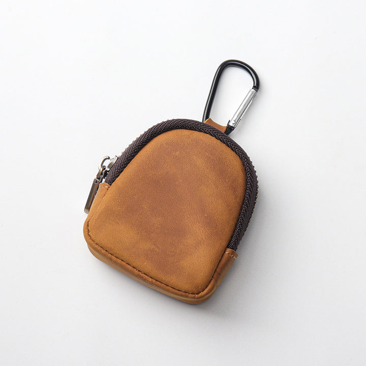 Compact Leather Coin Holder