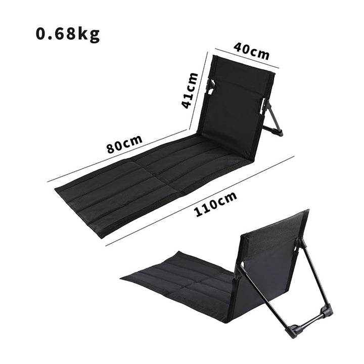 Folding Camping Bed with Ergonomic Backrest Stornfield