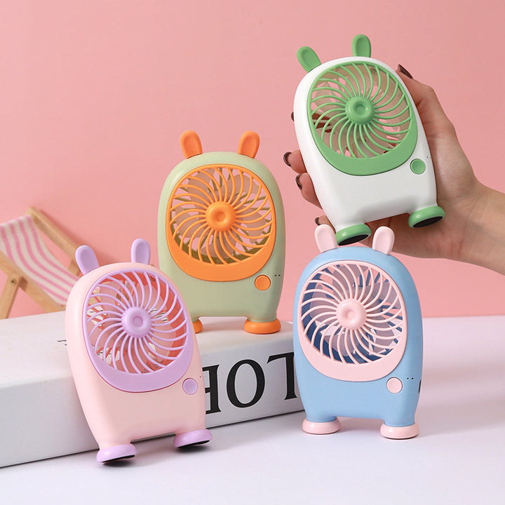 Unisex Portable Mini Handheld Fan in Playful Animal Design Stornfield