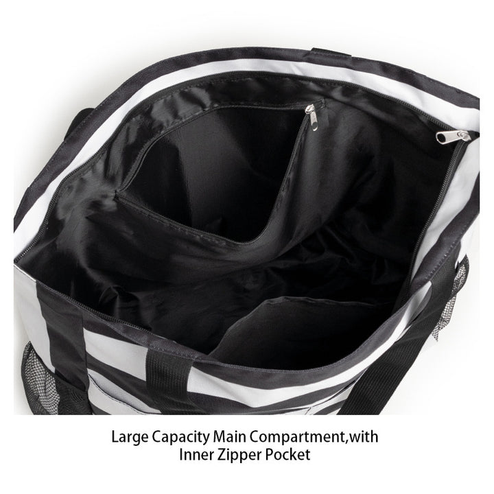 Spacious beach bag with practical outer pockets Stornfield