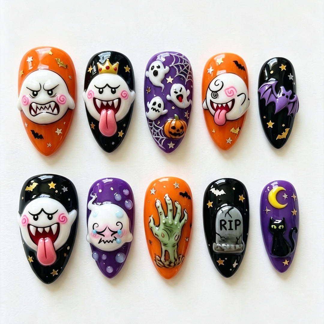 Creative Halloween Art Nail Set Stornfield