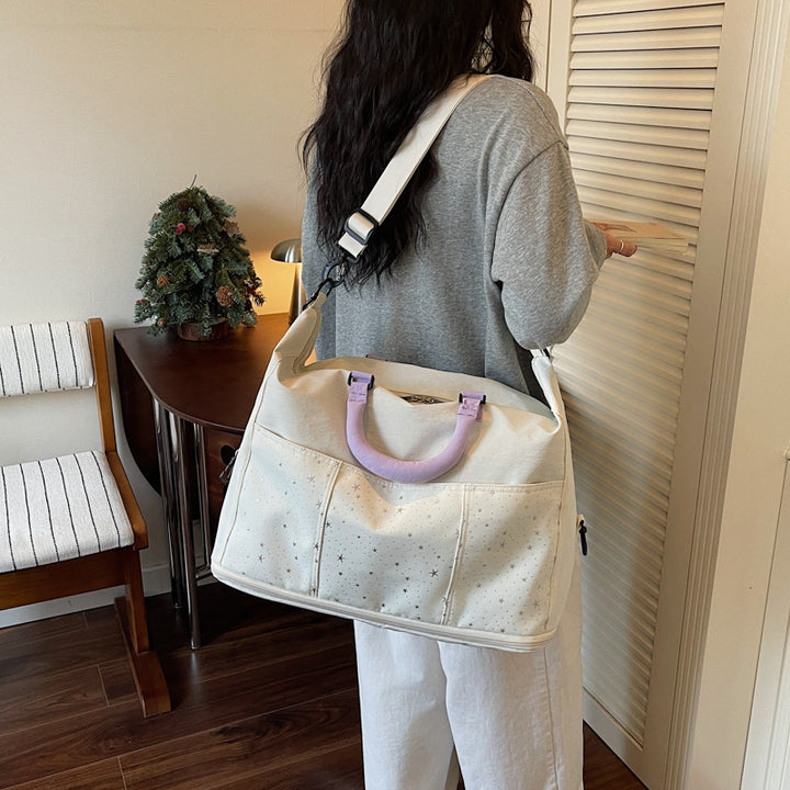 Elegant Sports Bag with Sparkling Star Pattern Stornfield