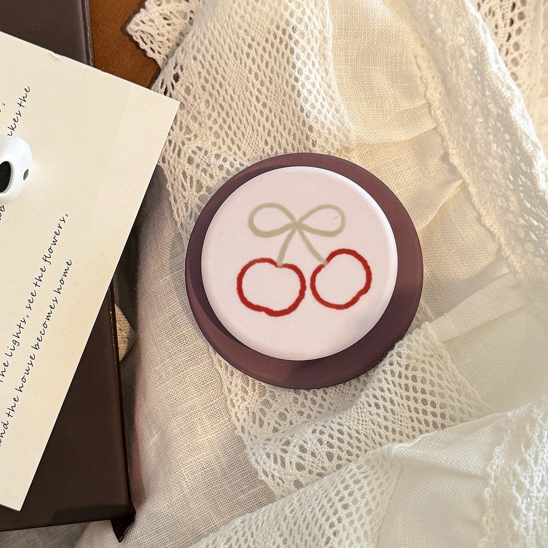 Coaster with cherry motif Stornfield