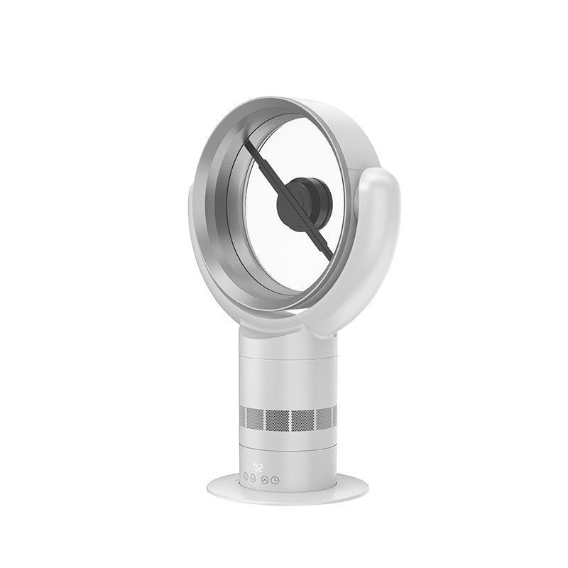 Cooling bladeless tabletop fan with digital touch controls and oscillation Stornfield