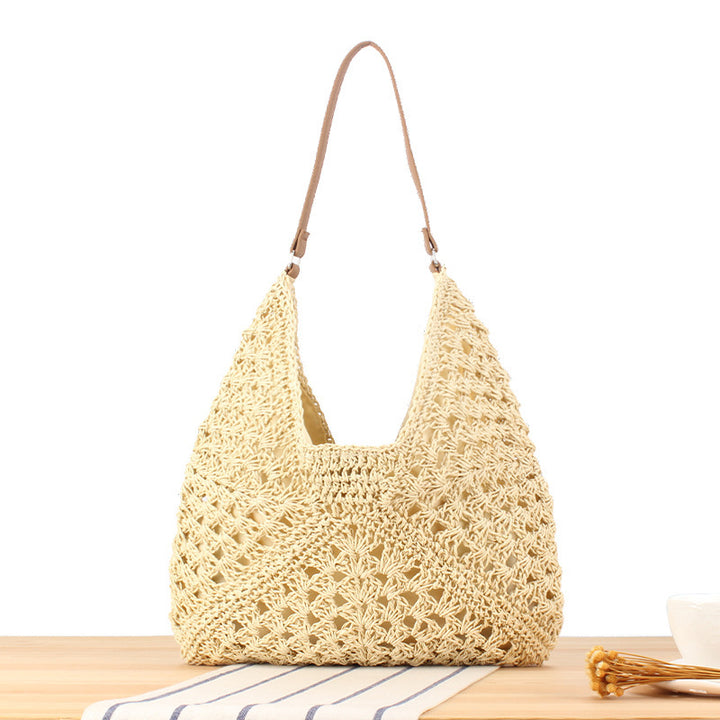 Macrame Crossbody Bag in Elegant Crocheted Design Stornfield