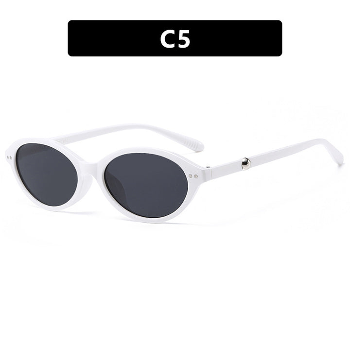 Women trendy sunglasses in oval design with UV protection Stornfield