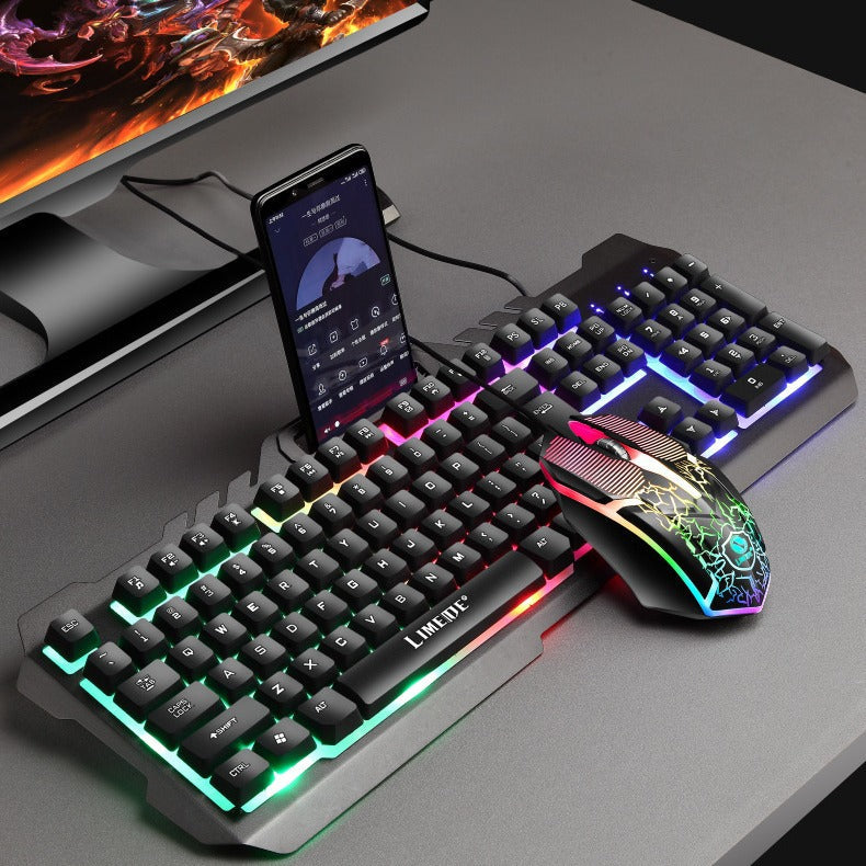 Mechanical Gaming Keyboard and High-Performance RGB Mouse Combo Stornfield