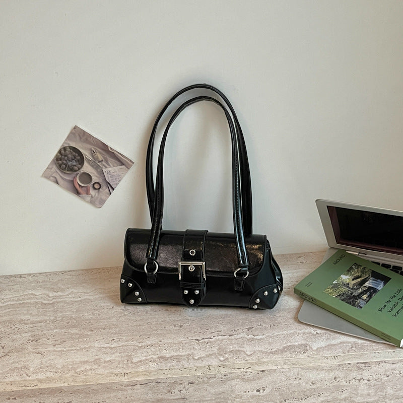 Elegant Buckle Detail Handbag