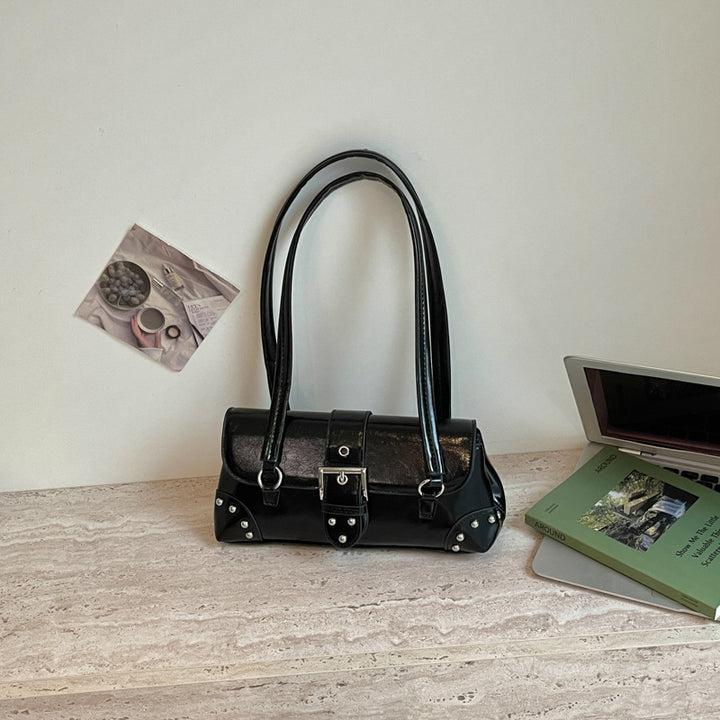 Elegant Buckle Detail Handbag