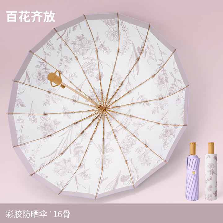 Women's umbrella with floral patterns Stornfield