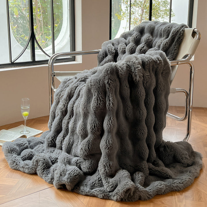Luxurious Textured Soft Throw Blanket Stornfield