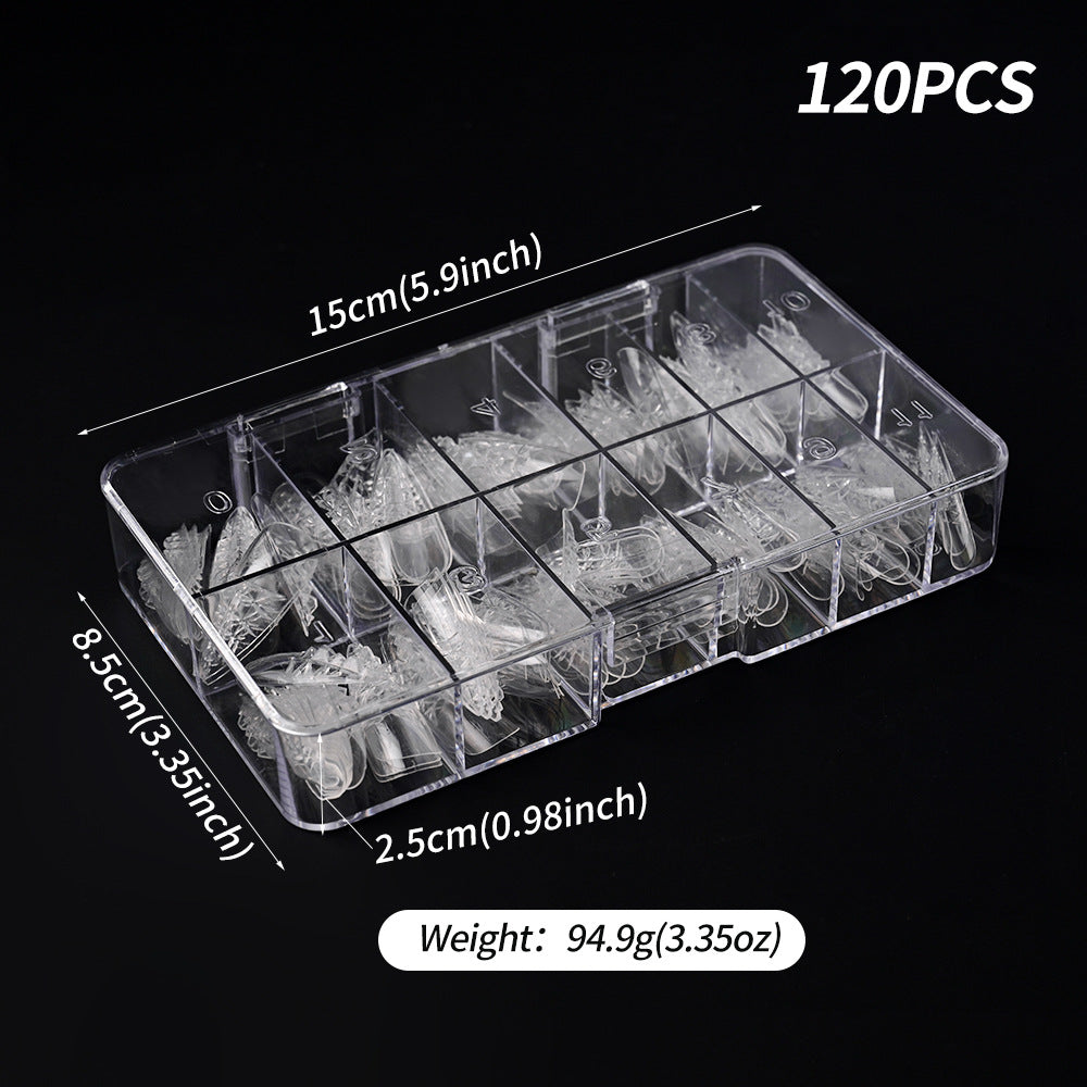 Premium Clear Nail Extension Tips Stornfield