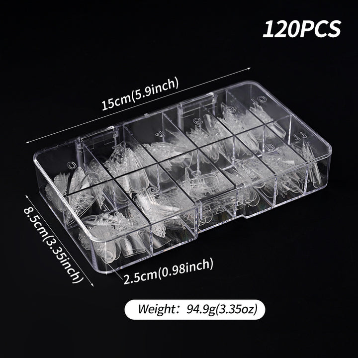 Premium Clear Nail Extension Tips Stornfield