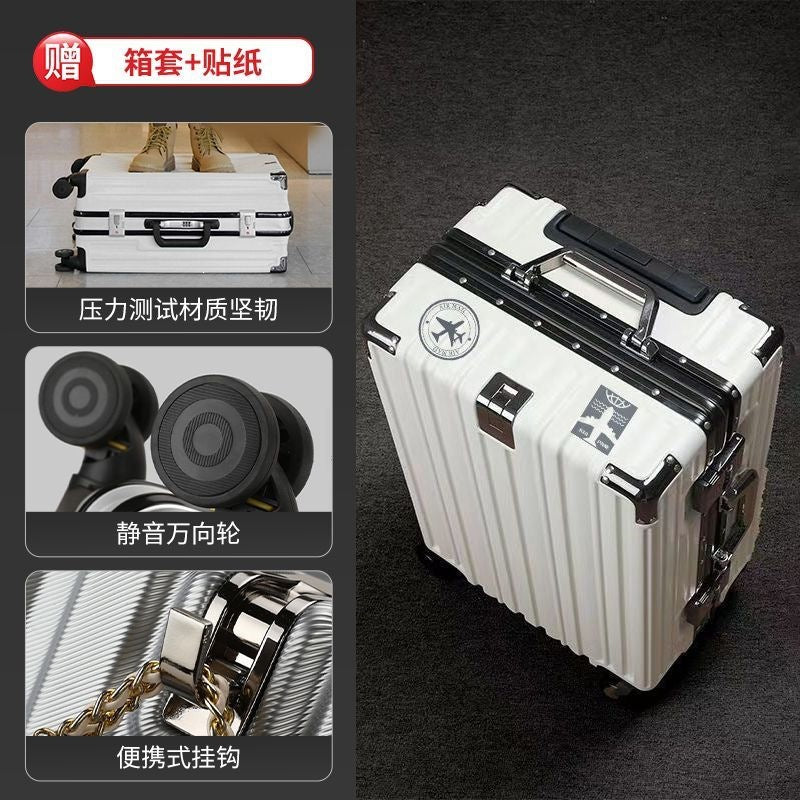 Hard-shell travel suitcase with spacious interior and high-quality rolling system Stornfield