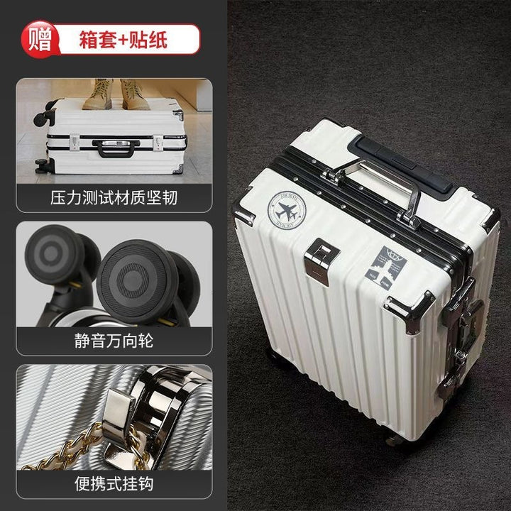 Hard-shell travel suitcase with spacious interior and high-quality rolling system Stornfield